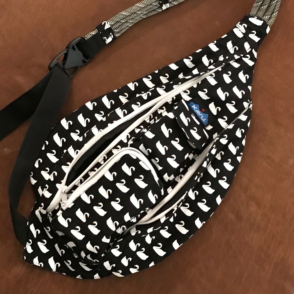 KAVU “Swan Love” Rope Bag